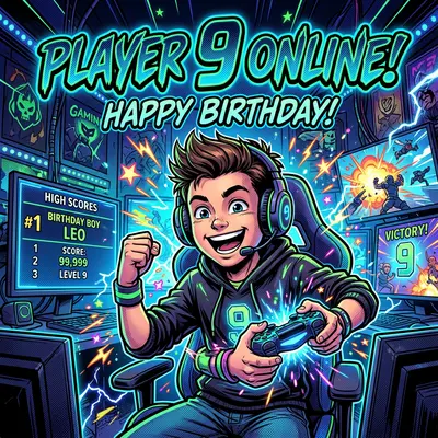 9th Birthday Gaming Headset preview