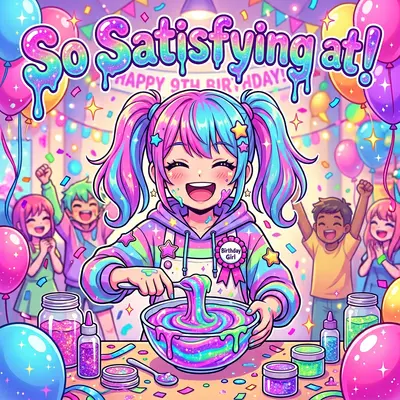 9th Birthday Slime Lab Girl preview