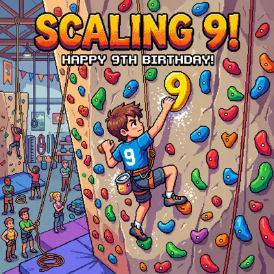 9th Birthday Rock Wall preview