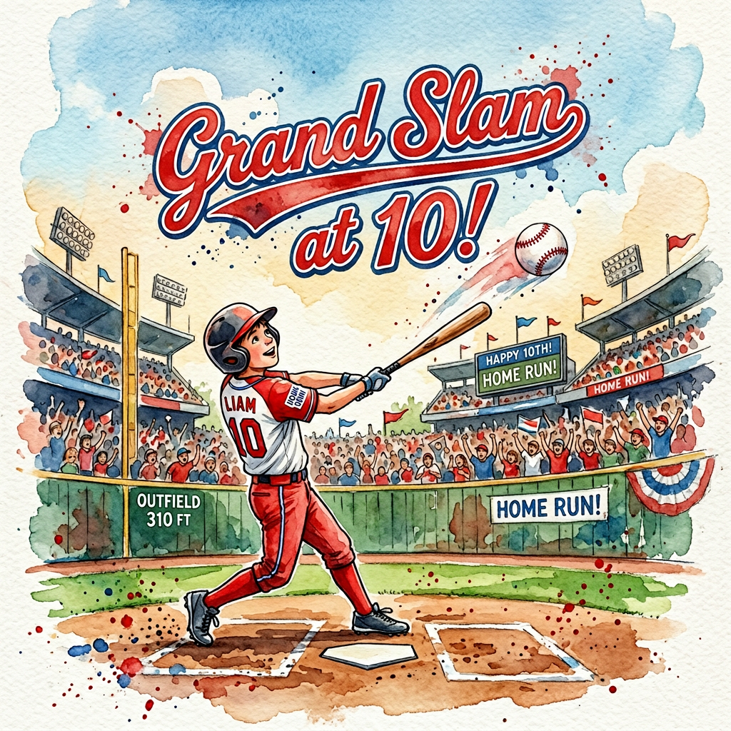 10th Birthday Baseball Grand Slam preview