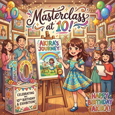 10th Birthday Art Show Girl preview