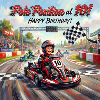 10th Birthday Go Kart Racing preview