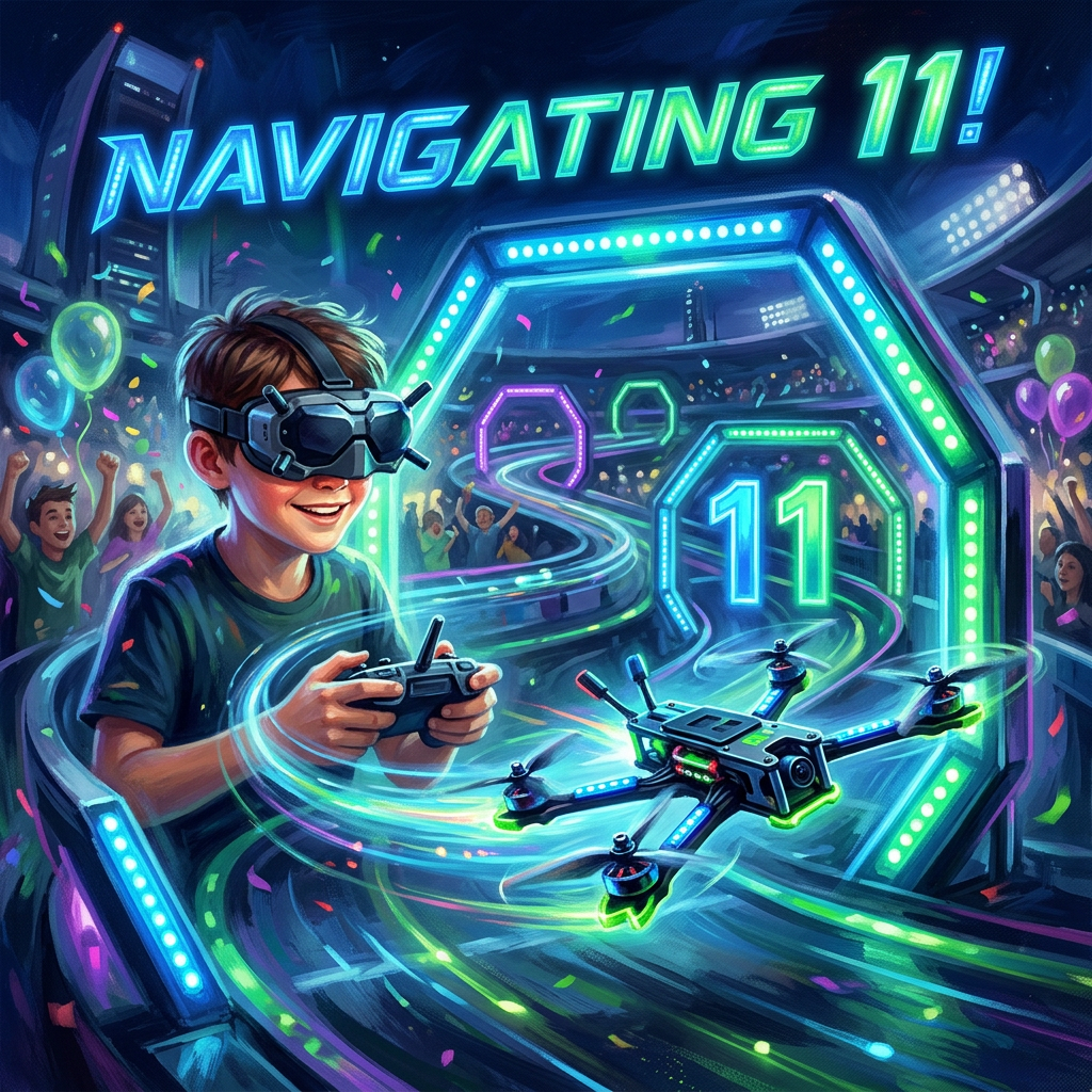 11th Birthday Drone Racing Boy preview