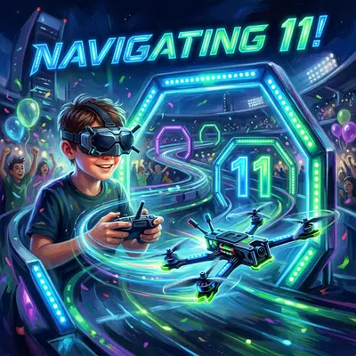 11th Birthday Drone Racing Boy preview