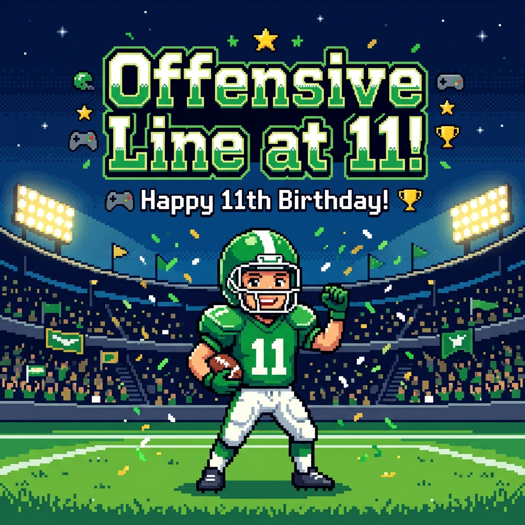 11th Birthday Football Jersey Boy preview