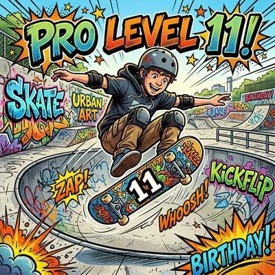 11th Birthday Skateboard Pro Boy preview
