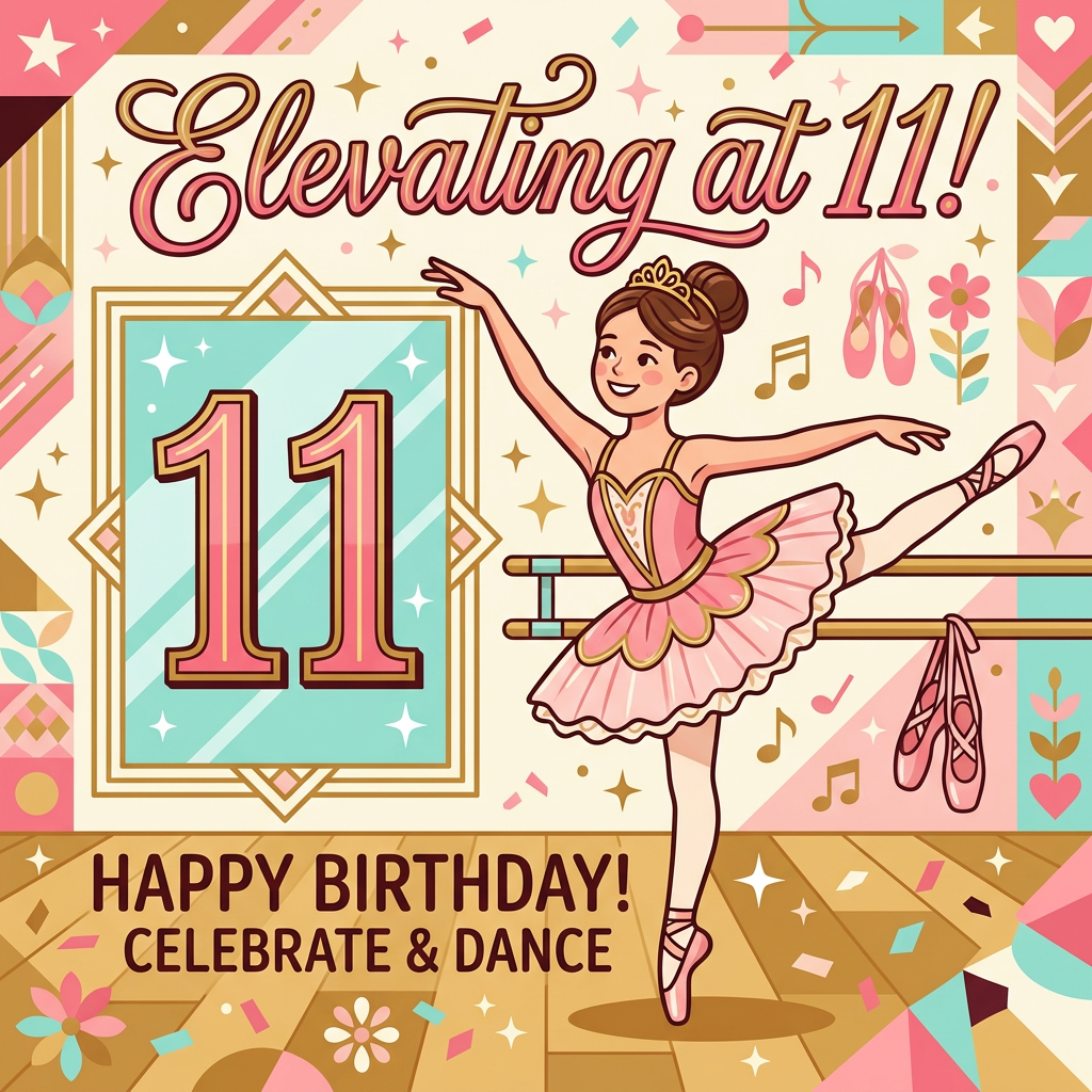 11th Birthday Dance Academy Girl preview