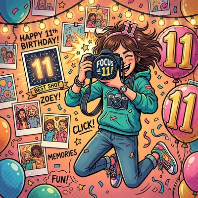 11th Birthday Photography Pro Girl preview