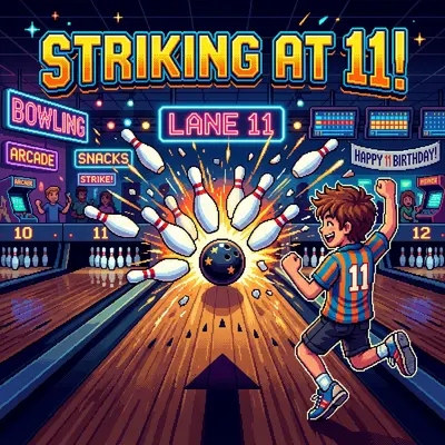 11th Birthday Bowling Lanes preview