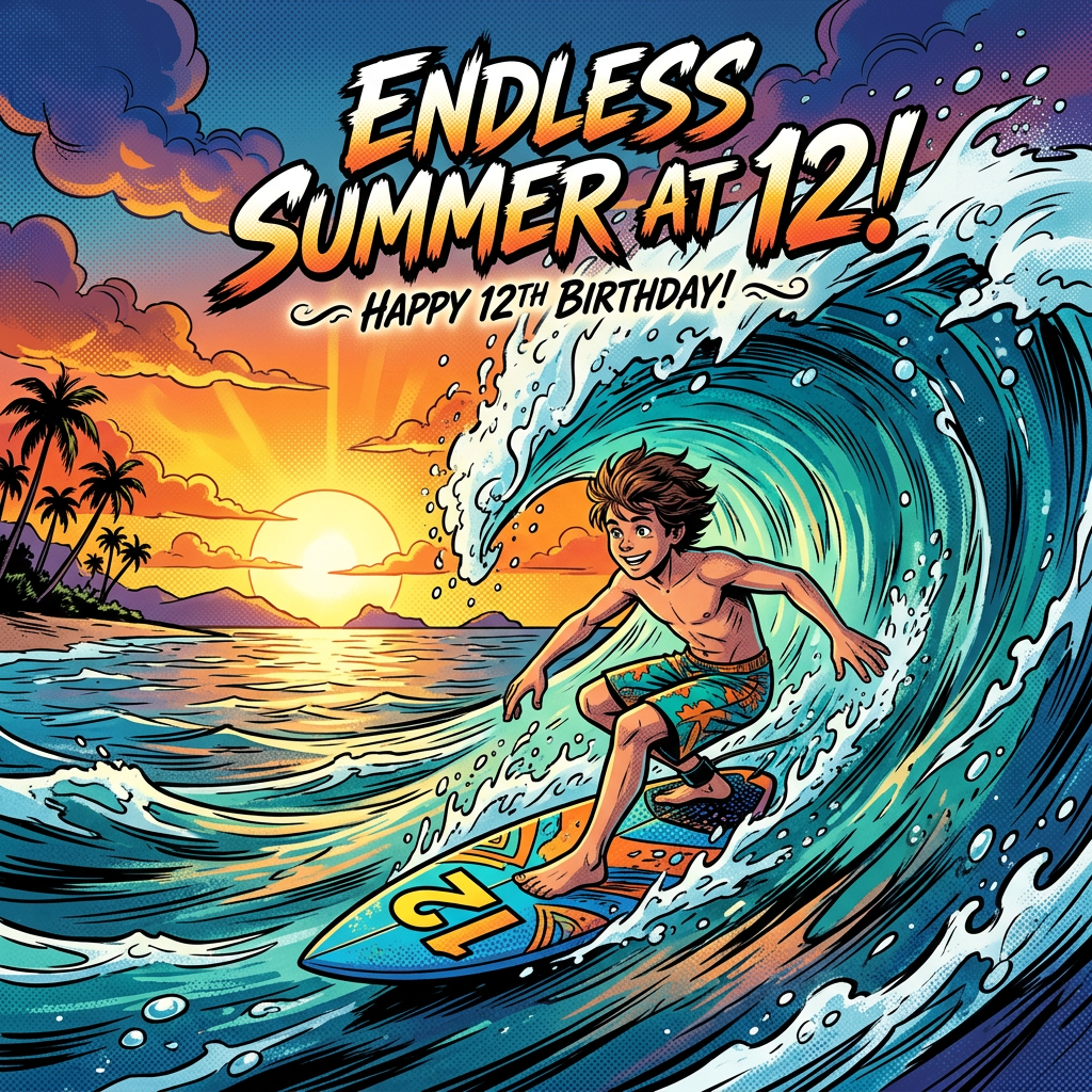 12th Birthday Surfing Pro Boy preview