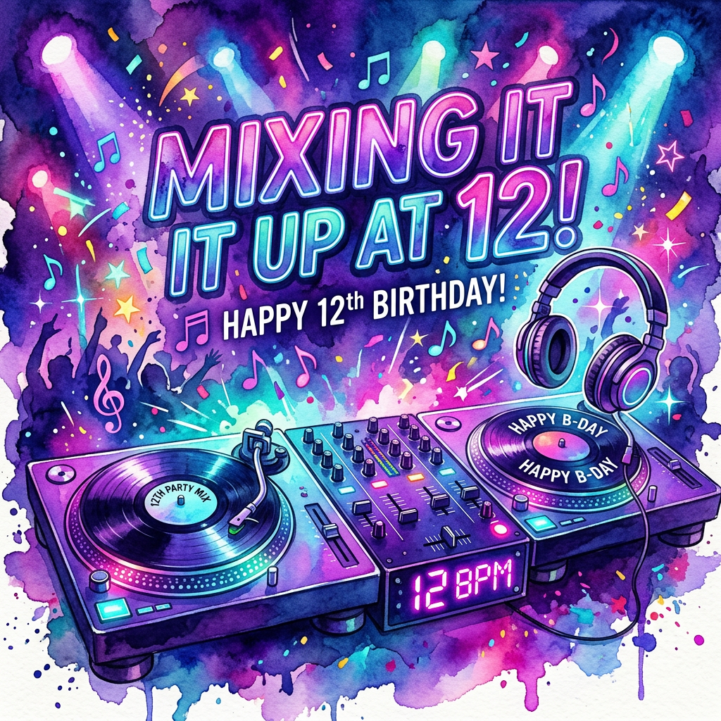 12th Birthday DJ Mixer Boy preview