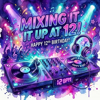 12th Birthday DJ Mixer Boy preview