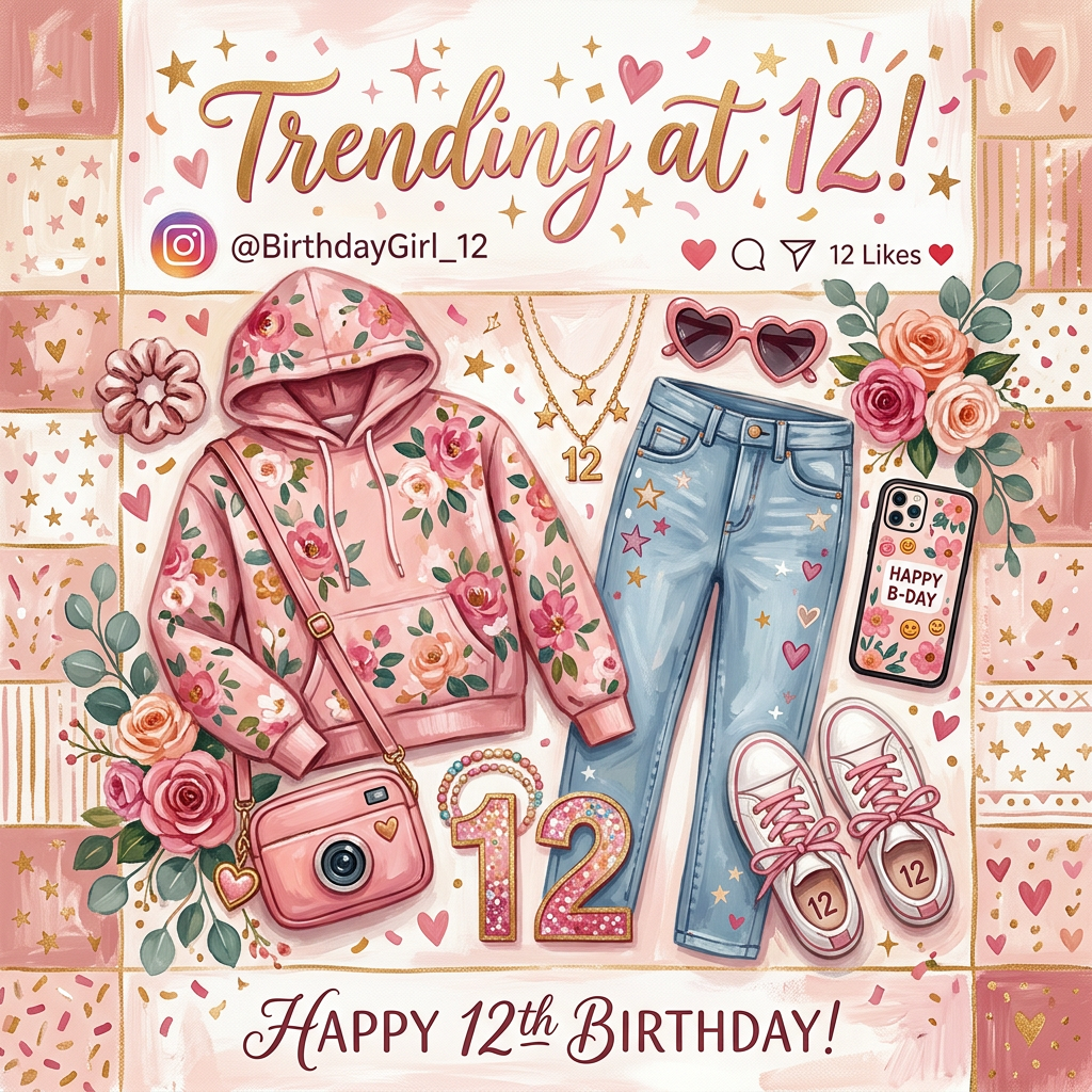 12th Birthday Fashion Blog Girl preview