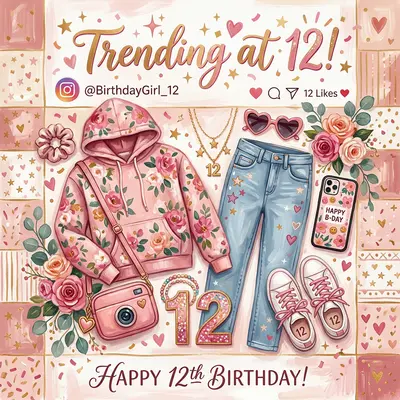 12th Birthday Fashion Blog Girl preview