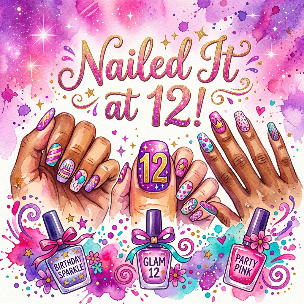 12th Birthday Nail Art Girl preview