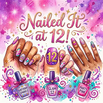 12th Birthday Nail Art Girl preview