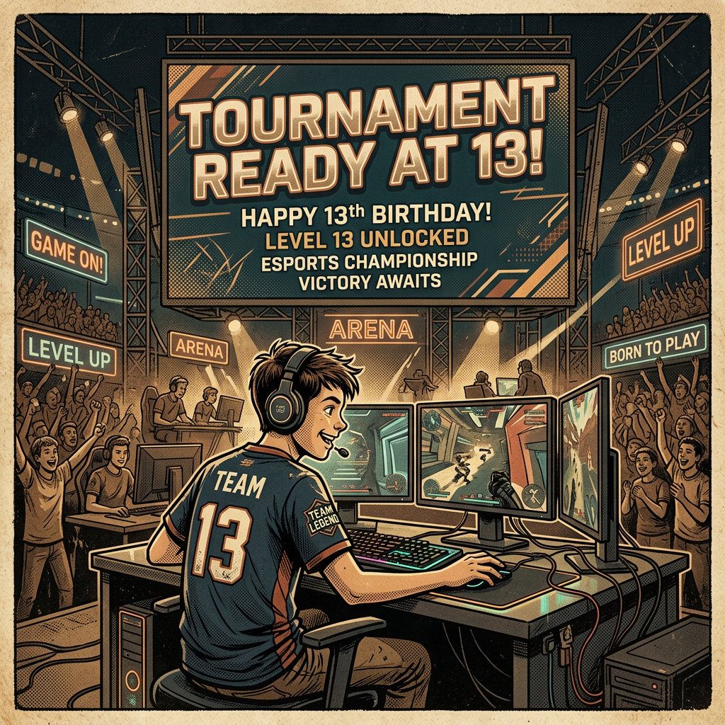 13th Birthday Esports Arena Boy preview