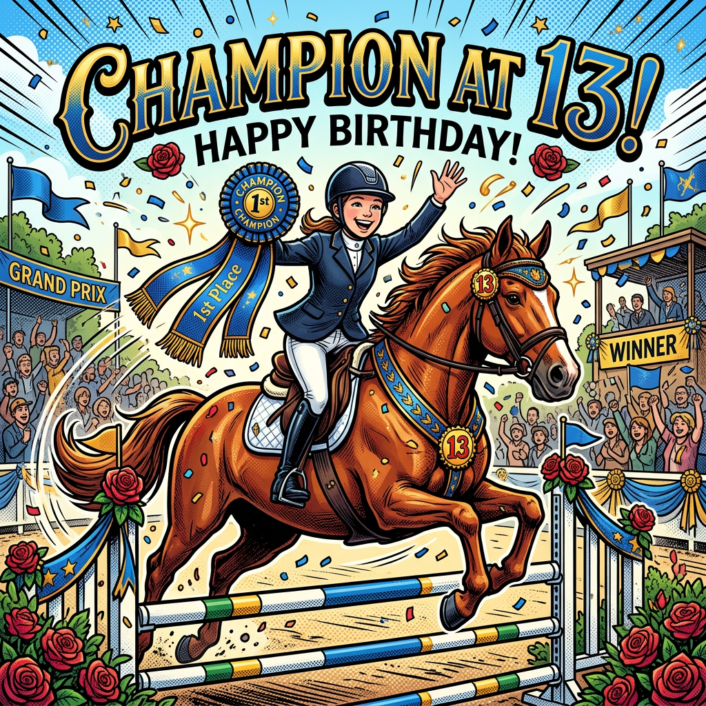 13th Birthday Horse Championship Girl preview