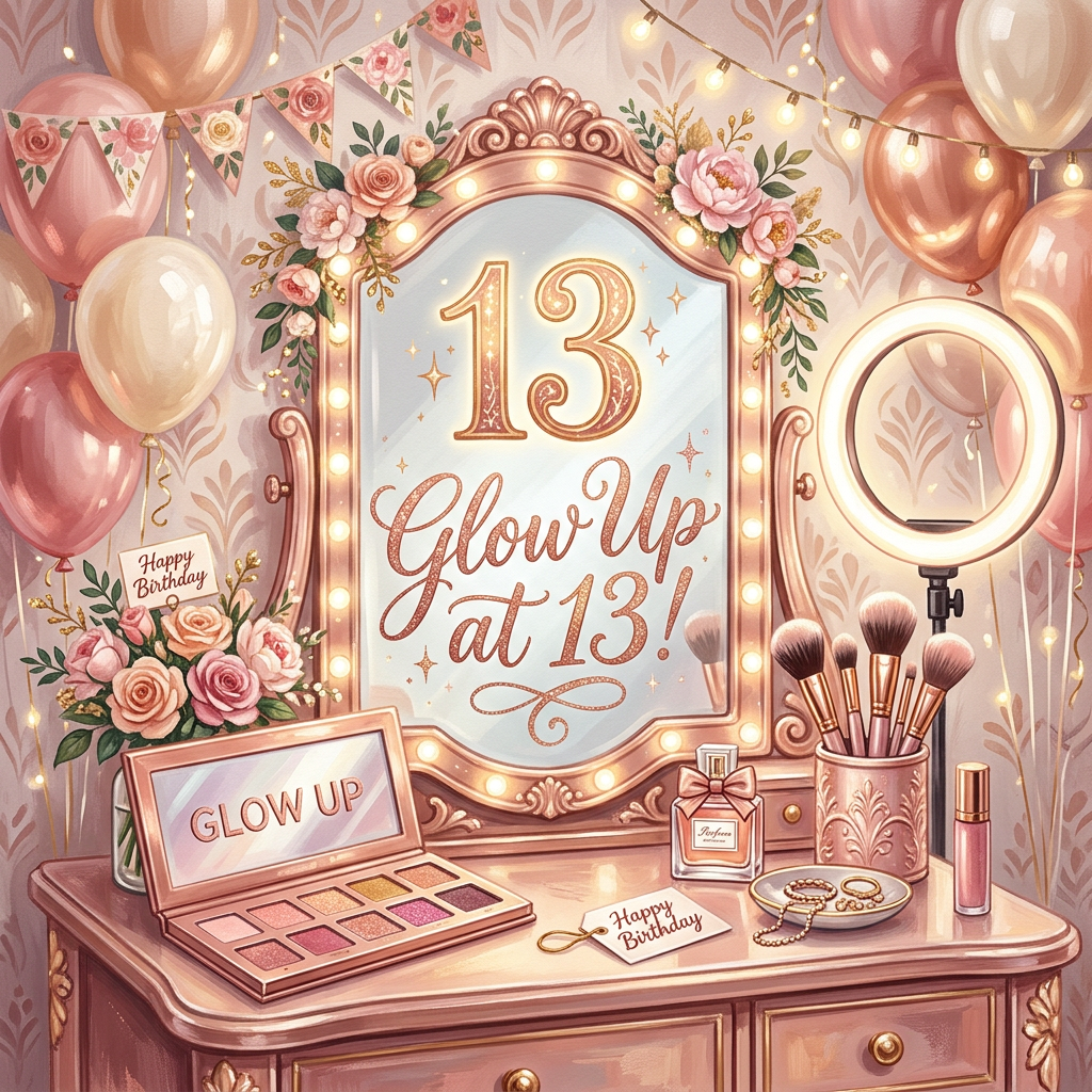 13th Birthday Makeup Tutorial Girl preview