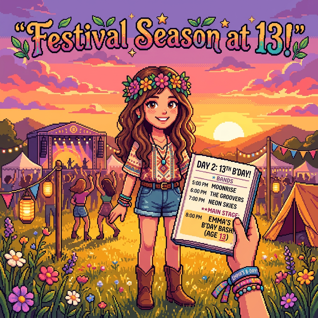 13th Birthday Music Festival Girl preview