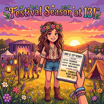 13th Birthday Music Festival Girl preview