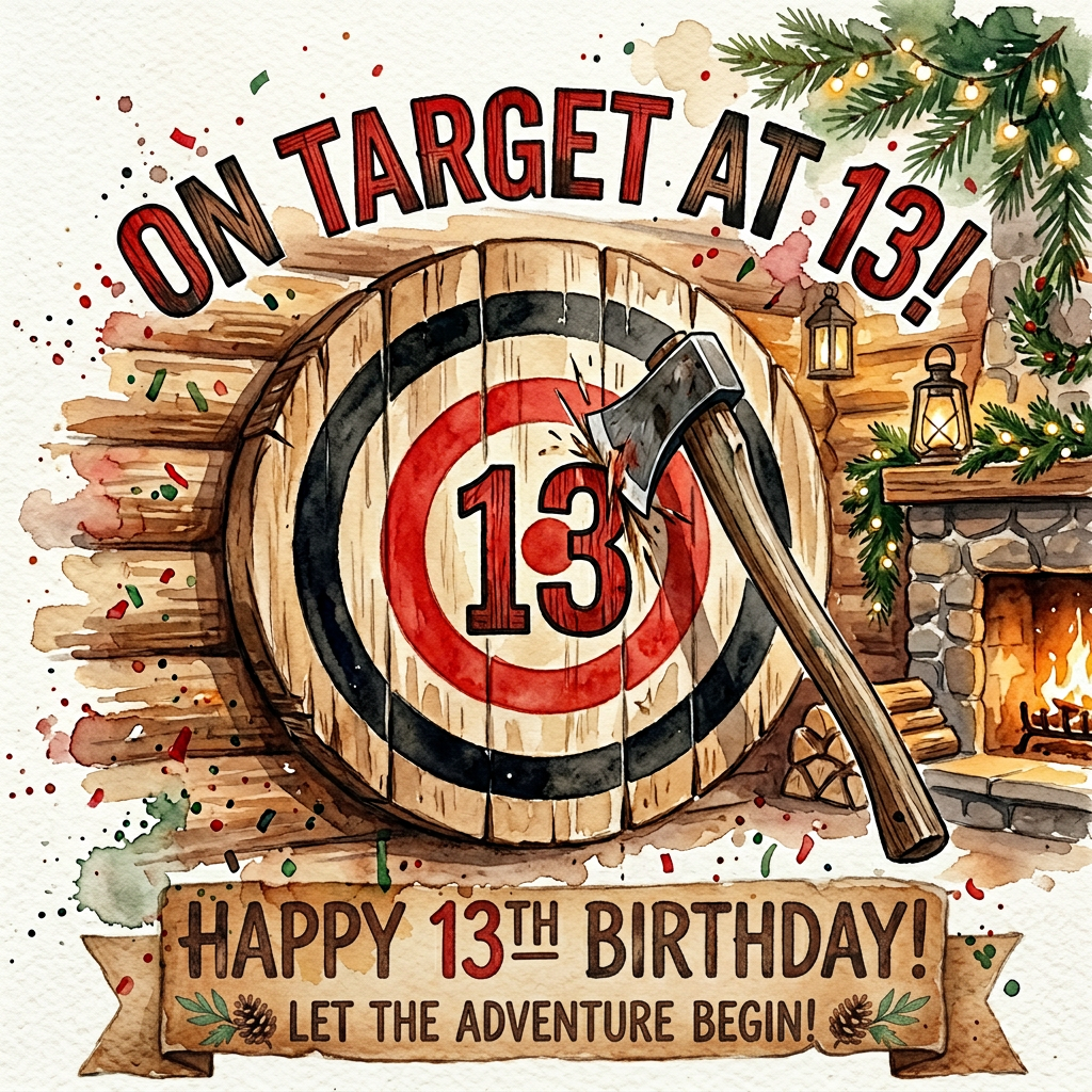 13th Birthday Axe Throwing preview