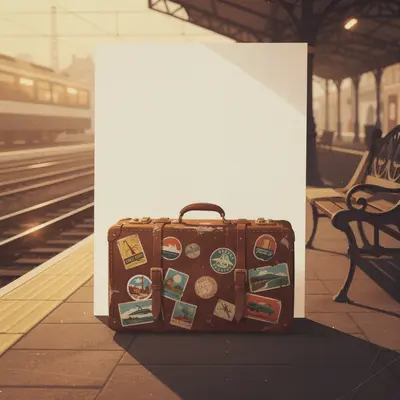 Vintage Suitcase Adventure preview