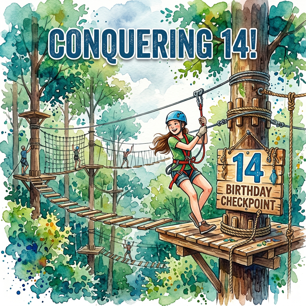 14th Birthday Ropes Course preview