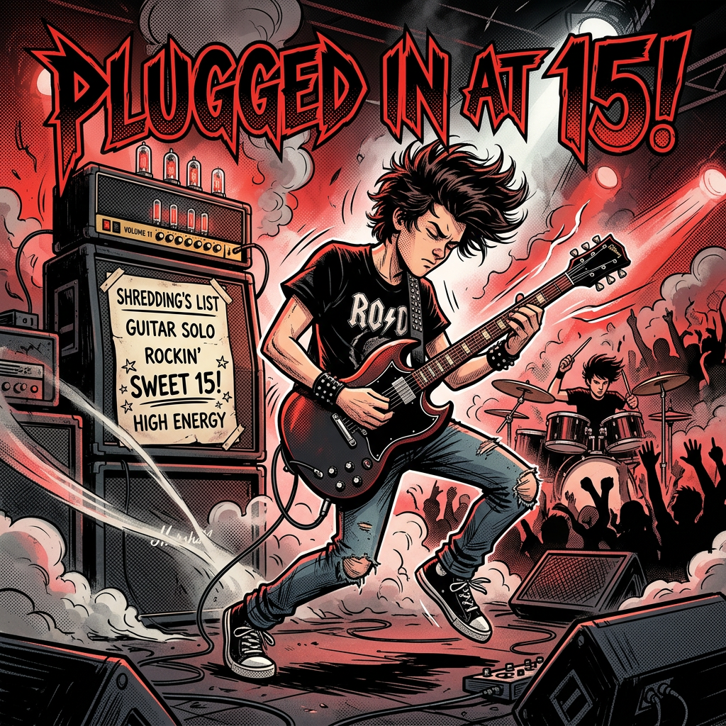 15th Birthday Electric Guitar Boy preview