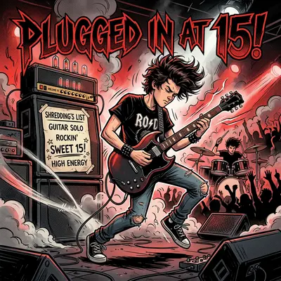 15th Birthday Electric Guitar Boy preview