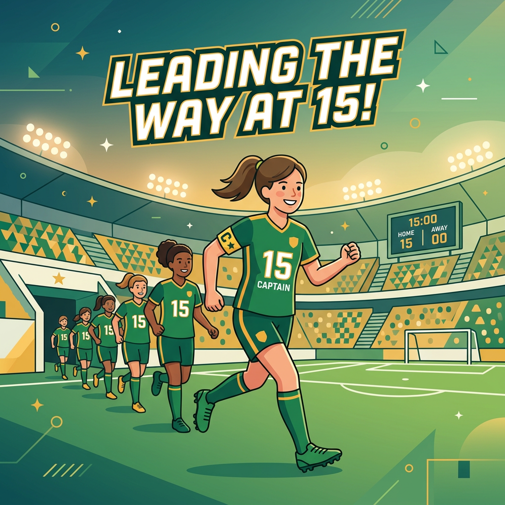 15th Birthday Soccer Captain Girl preview