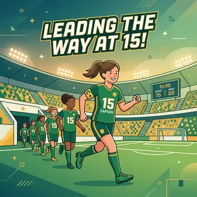 15th Birthday Soccer Captain Girl preview