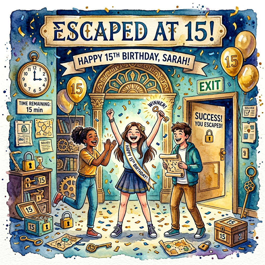 15th Birthday Escape Room Challenge preview