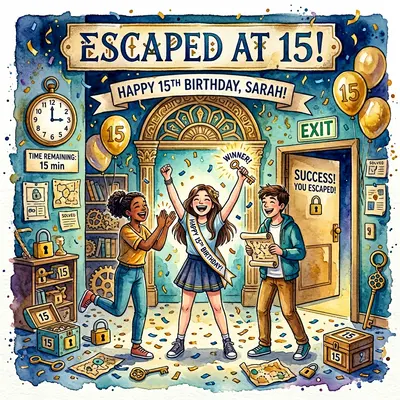 15th Birthday Escape Room Challenge preview