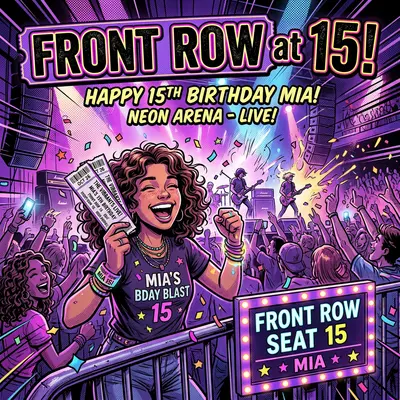 15th Birthday Concert Tickets preview