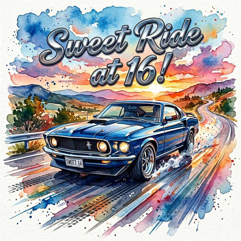 16th Birthday Muscle Car Boy preview