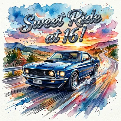 16th Birthday Muscle Car Boy preview