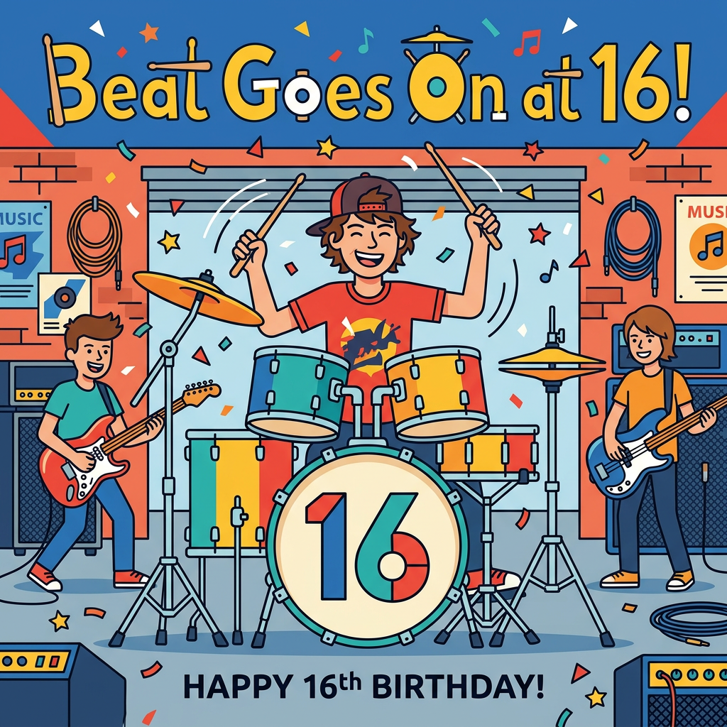 16th Birthday Drummer Boy preview