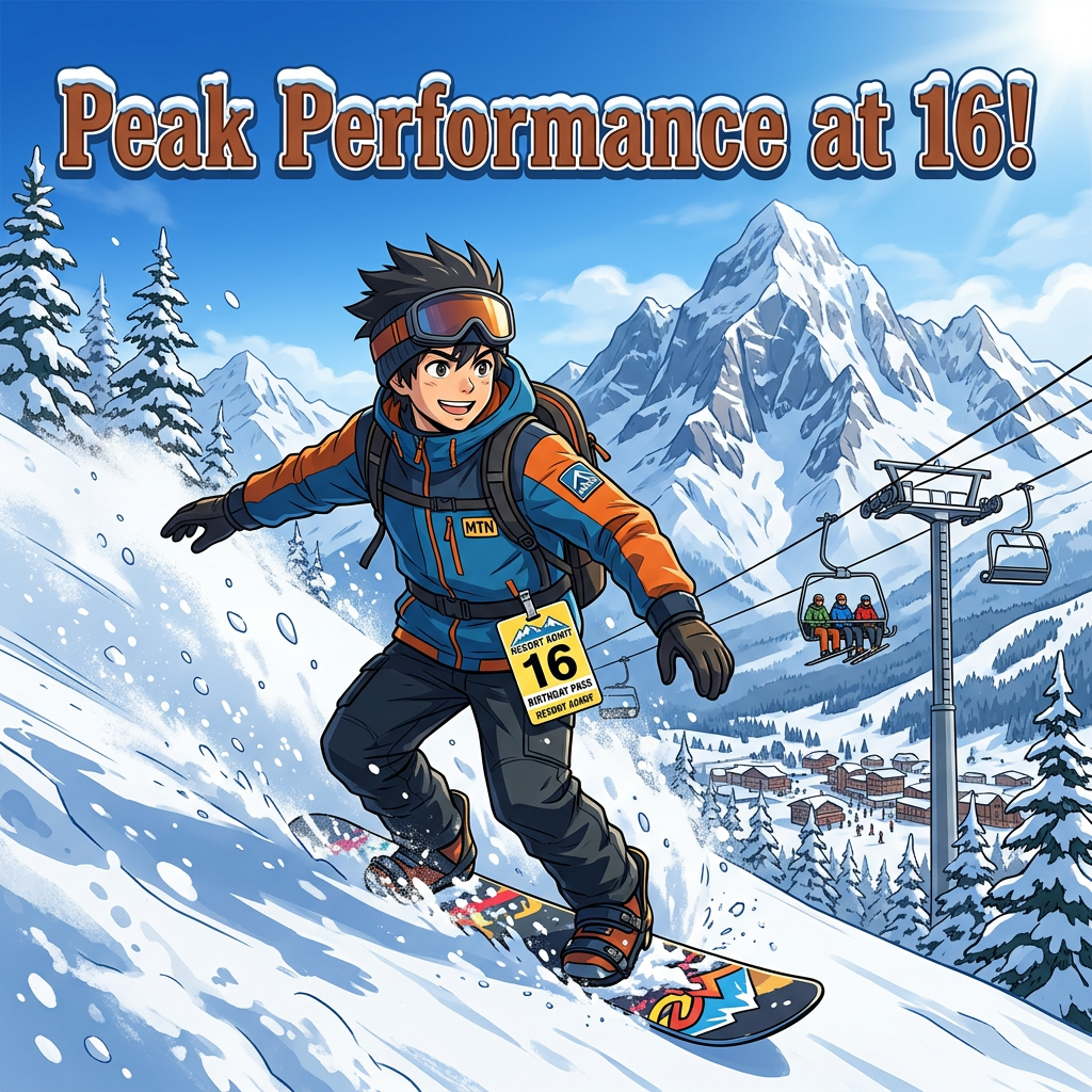 16th Birthday Snowboard Resort Boy preview