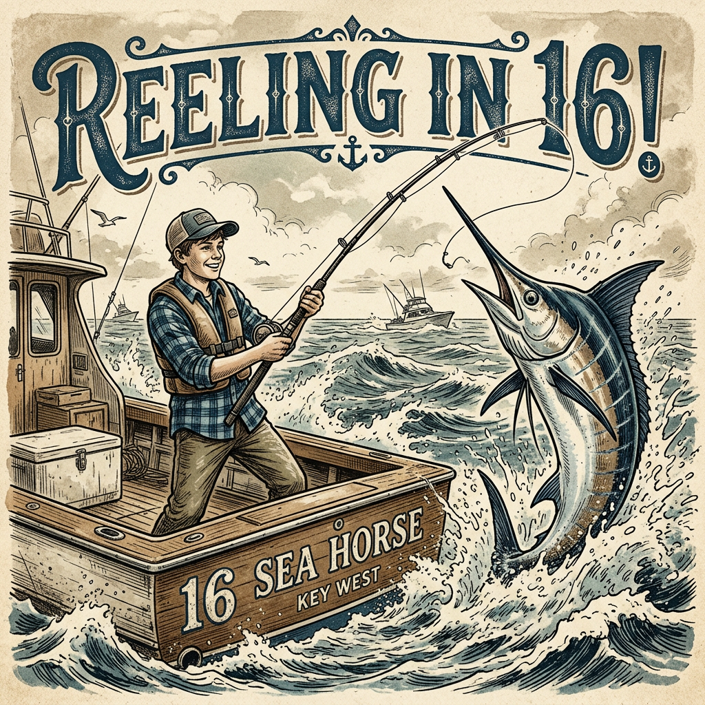 16th Birthday Fishing Deep Sea Boy preview