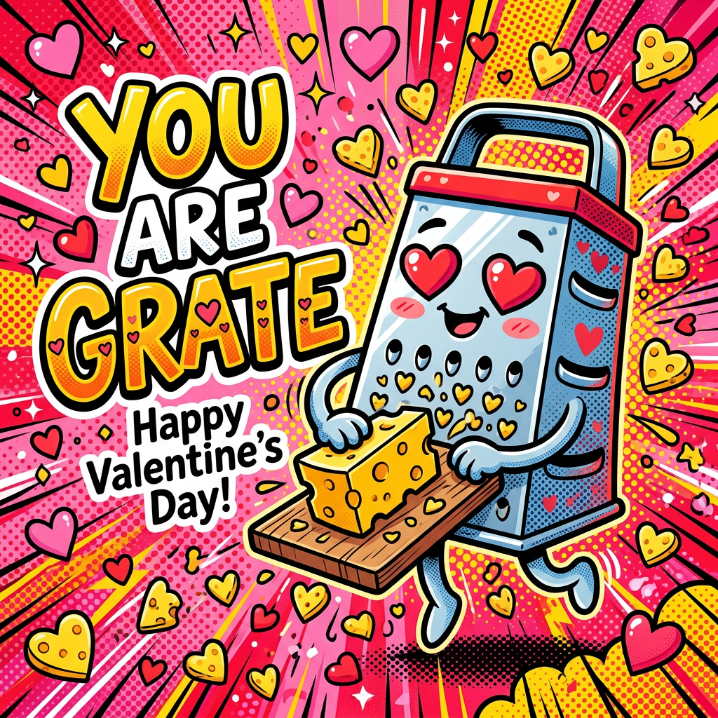 Cheesy Valentine Pun preview