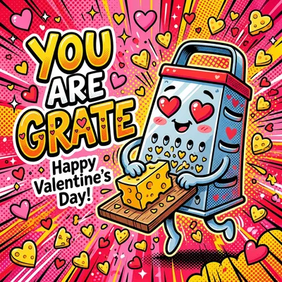 Cheesy Valentine Pun preview