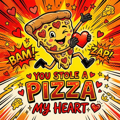 Pizza My Heart Valentine preview