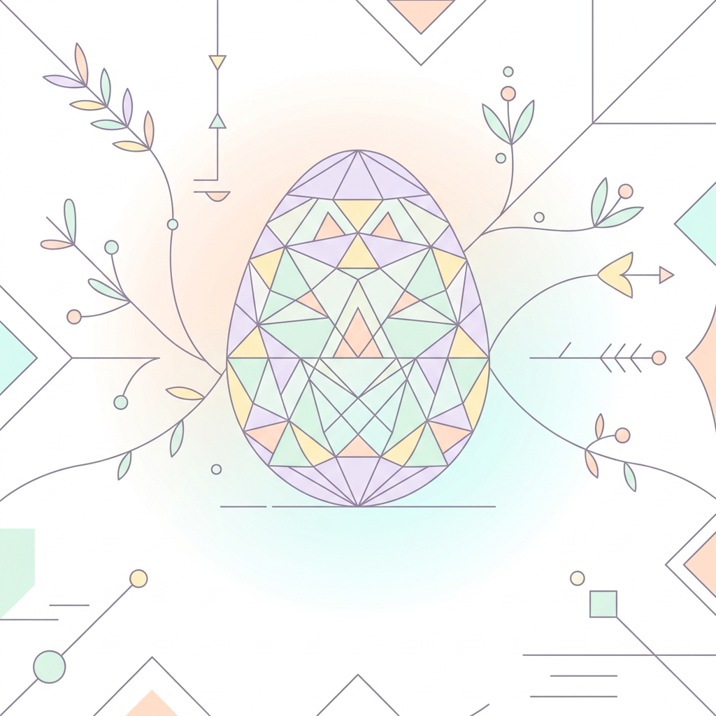 Minimalist Easter Egg preview