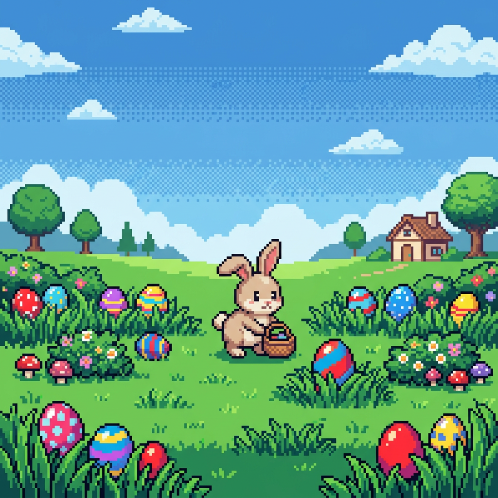 Pixel Art Egg Hunt preview