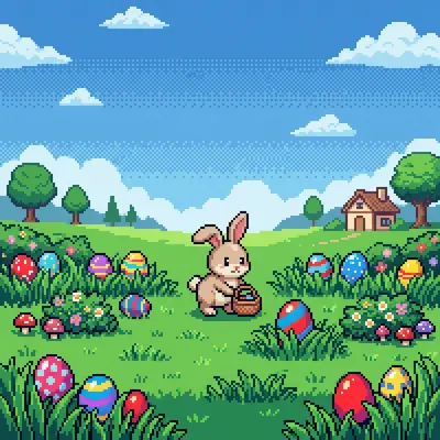 Pixel Art Egg Hunt preview