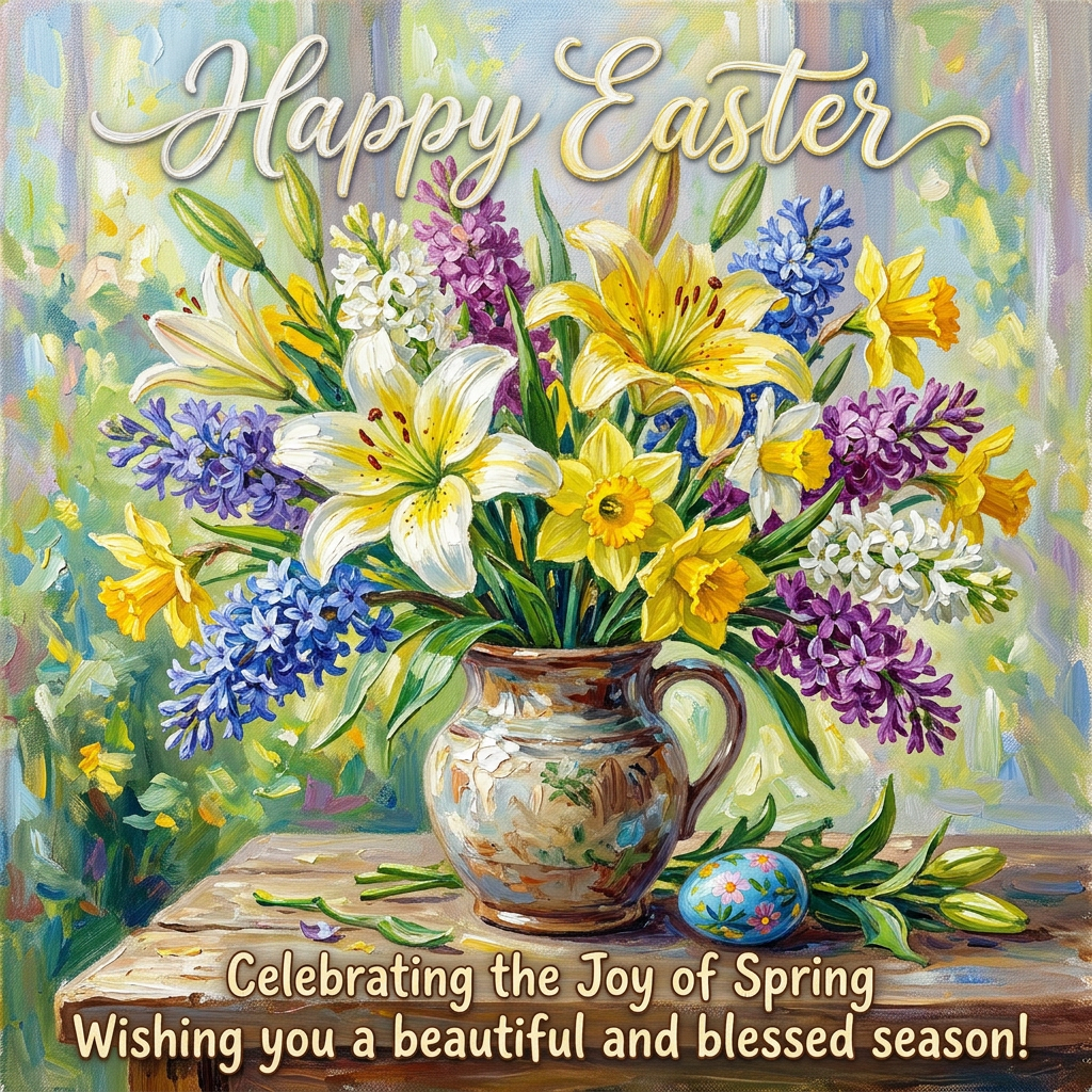 Oil Painting Spring Bouquet preview