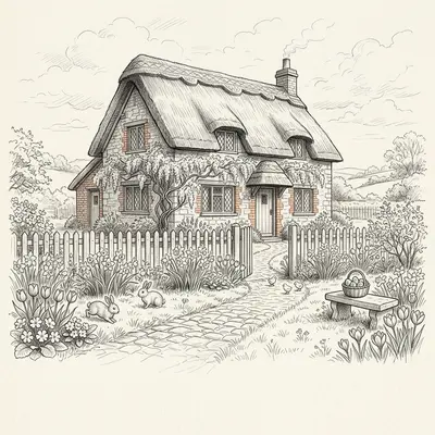 Sketch Easter Cottage preview
