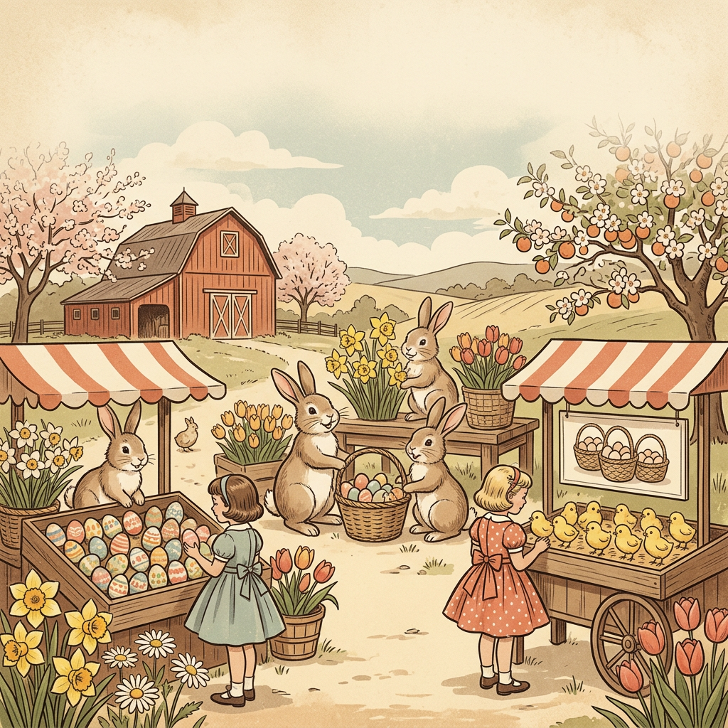 Modern Vintage Easter Market preview