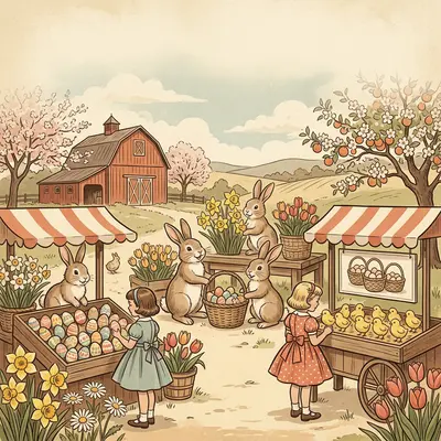 Modern Vintage Easter Market preview